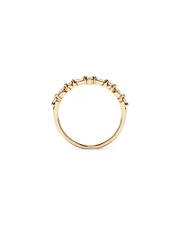 0.25 Carat TW Diamond Chevron Wedding Ring in 14kt Yellow Gold