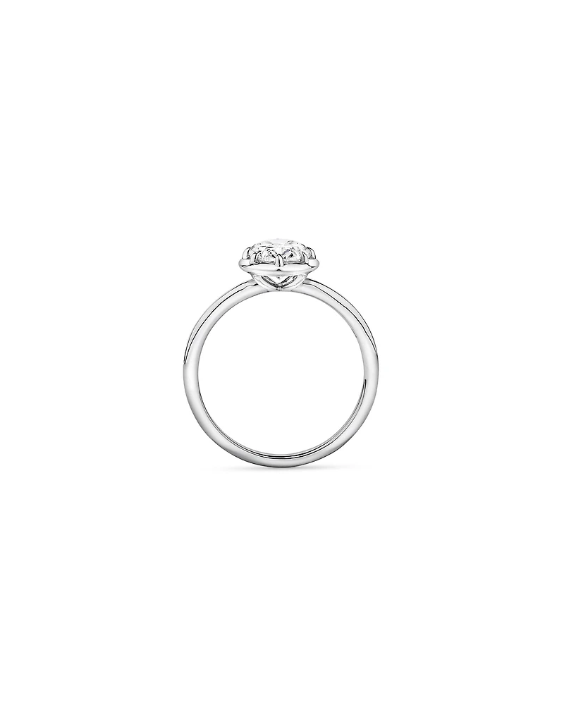 1.50TW Oval Laboratory-Grown Diamond Solitaire Ring 14kt Gold