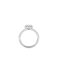 1.50TW Oval Laboratory-Grown Diamond Solitaire Ring 14kt Gold