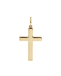 Grand pendentif en forme de croix en or jaune 10 K