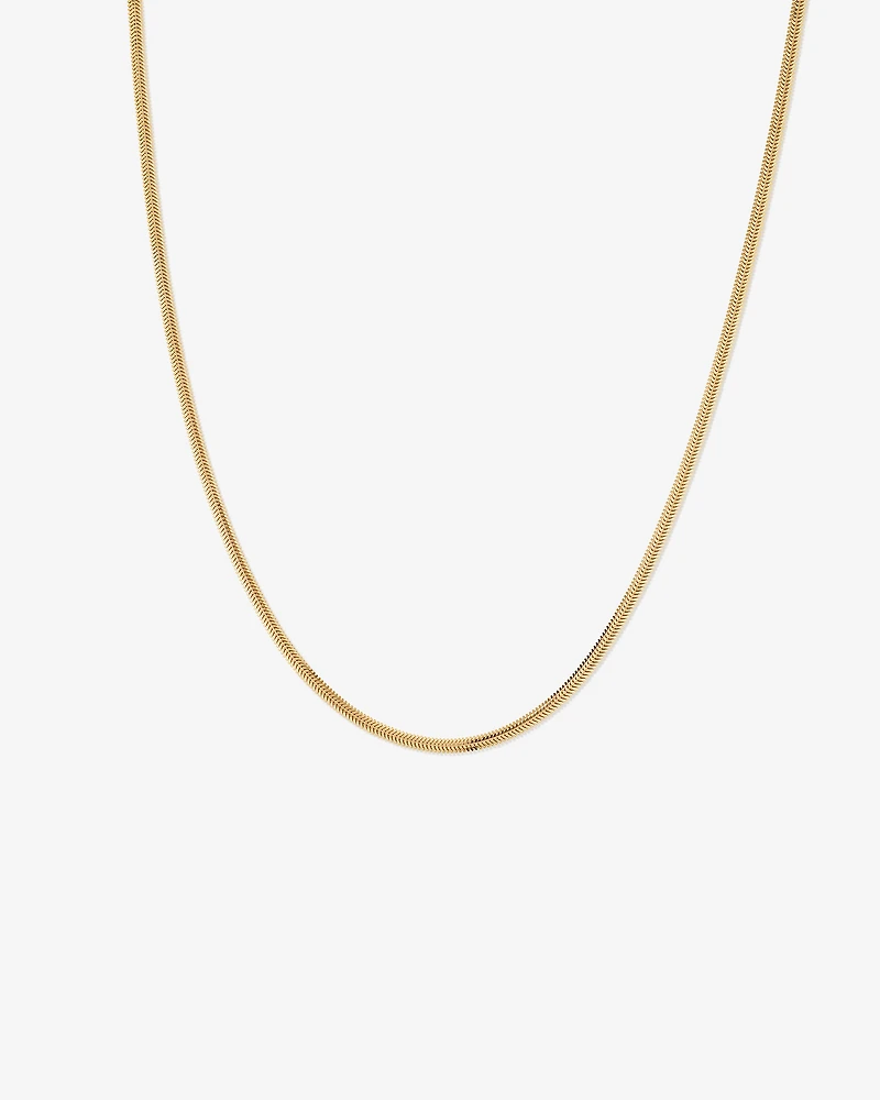 Fluid Chain Necklace in 18kt Gold Vermeil