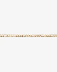 55cm (22") 15mm Solid Figaro Chain in 10kt Yellow Gold