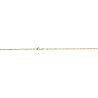 45cm (18") 1.65mm Width Singapore Chain in 10kt Yellow Gold