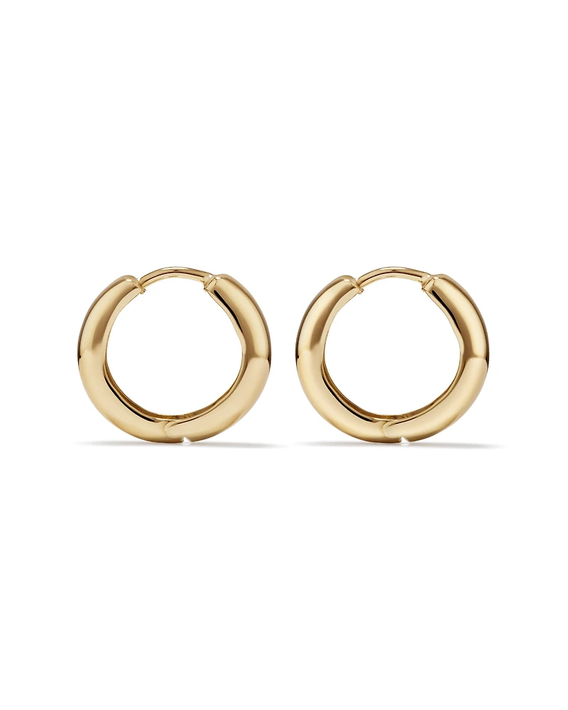 10mm Huggie Earrings 10kt Yellow Gold