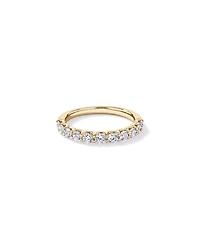 0.83TW Round Brilliant Laboratory-Grown Diamond Wedding Band in 14kt Yellow Gold