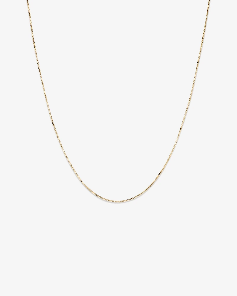 45cm (18") Box Chain in 10kt Yellow Gold