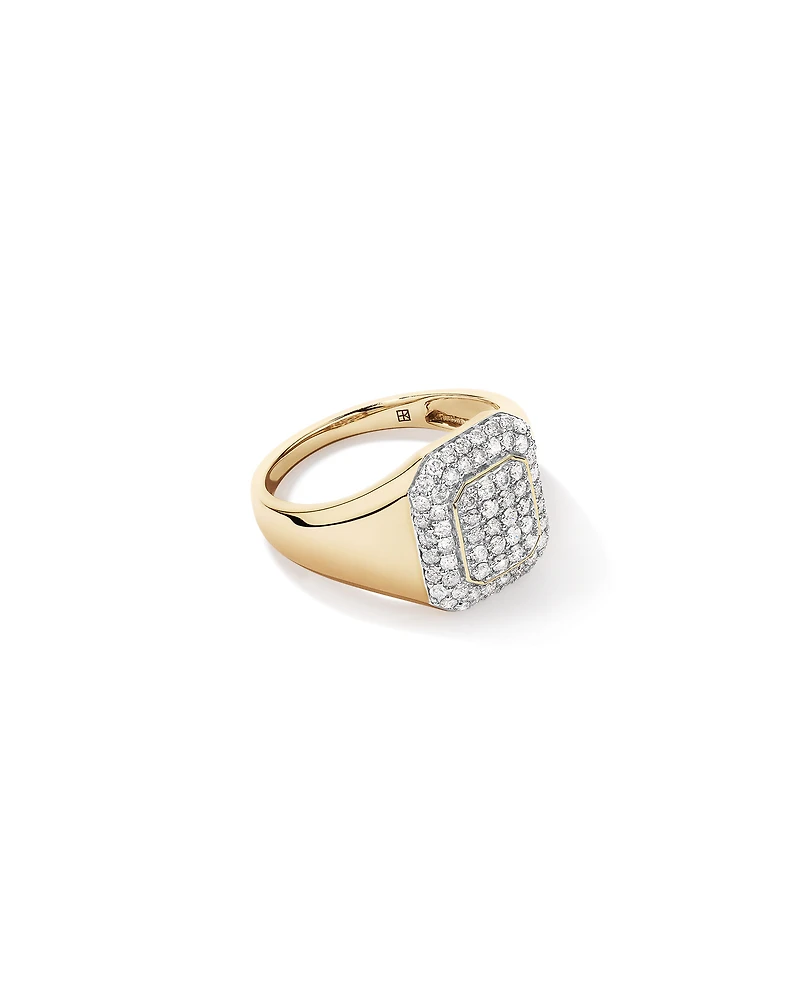 1.00 Carat TW of Cluster Diamonds 10kt Yellow Gold