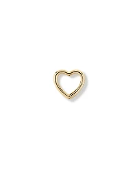 Heart Connector in 10kt Yellow Gold