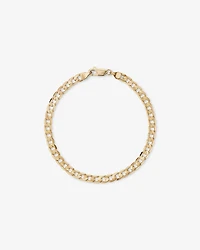 19cm (22") 4.5mm-5mm Width Curb Bracelet in 10kt Yellow Gold