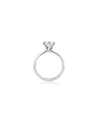Certified Solitaire Engagement Ring with a 1.50 Carat TW Diamond in 18kt White Gold