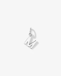 Pendentif initiale lettre M en argent sterling
