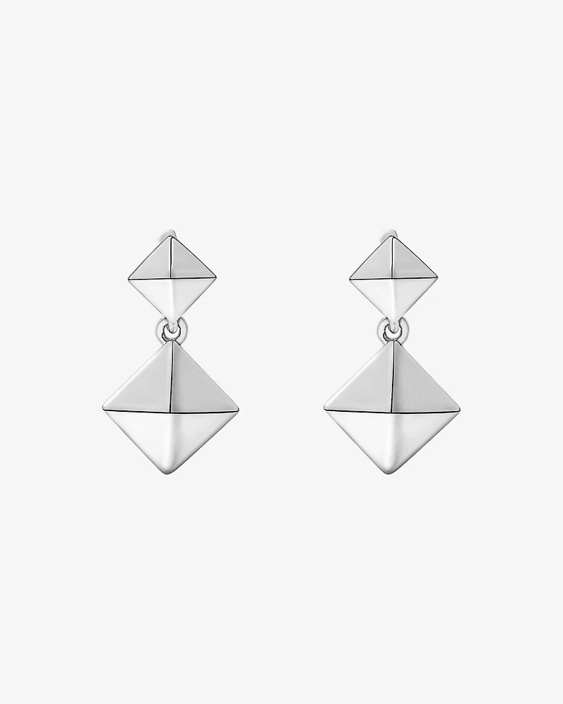 Signature Connect Drop Earrings in Sterling Silver