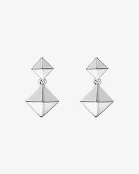 Signature Connect Drop Earrings in Sterling Silver