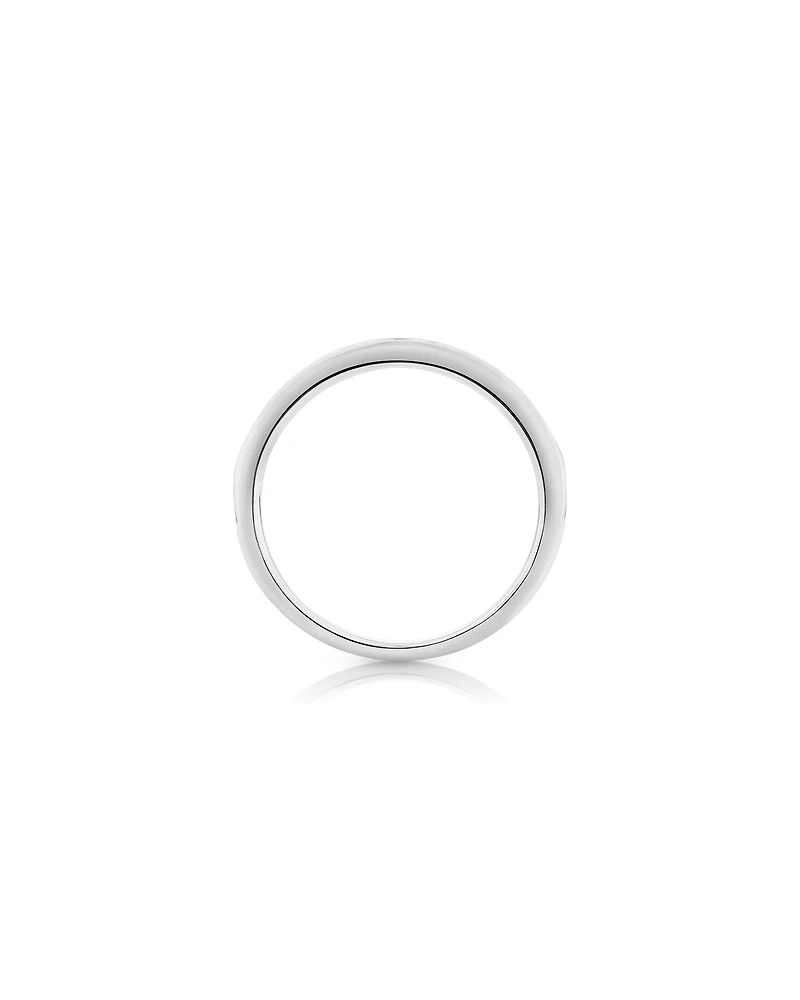 Alliance Evermore en or blanc 14 K avec diamants totalisant 0,50 ct