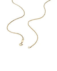 50cm (20") 1mm-1.5mm Width Diamond Cut Belcher Chain in 18kt Yellow Gold