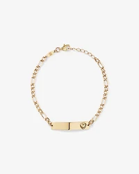 Engravable ID Bracelet in 10kt Yellow Gold