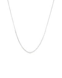 Collier de tennis en diamant cultivé en laboratoire TW 1,00 carat serti en or blanc 10 carats