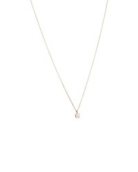 1,00 Carat TW Collier solitaire en diamant en or jaune et blanc 18kt