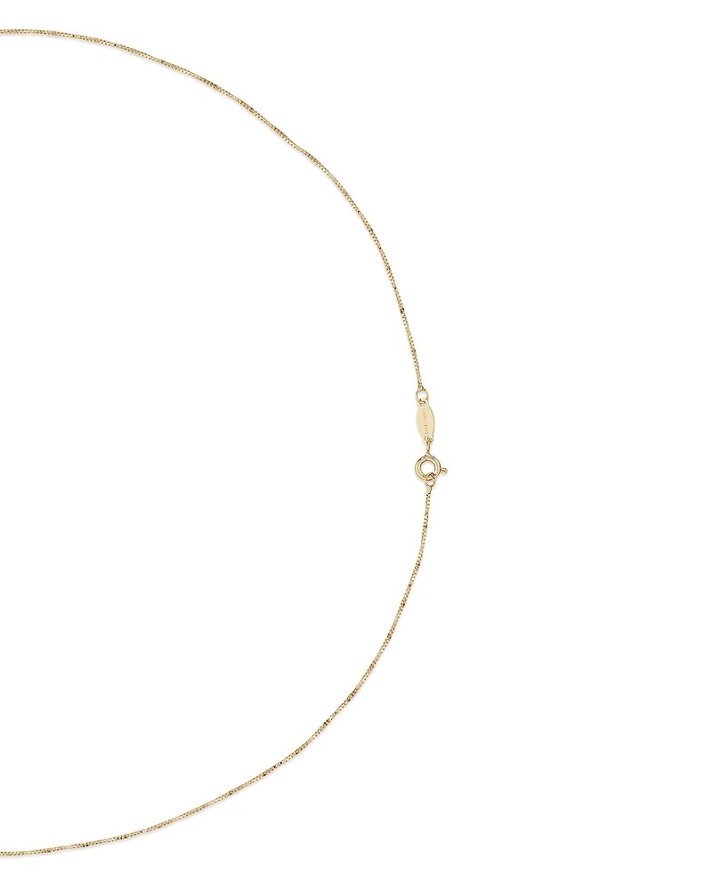 Chaîne à maille vénitienne en or jaune 10 K de 50 cm