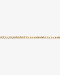 19cm (7.5") 3.75mm Flat Beveled Curb Bracelet in 10kt Yellow Gold