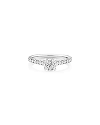 Engagement Ring with 1 1/4 Carat TW of Diamonds in 14kt White Gold