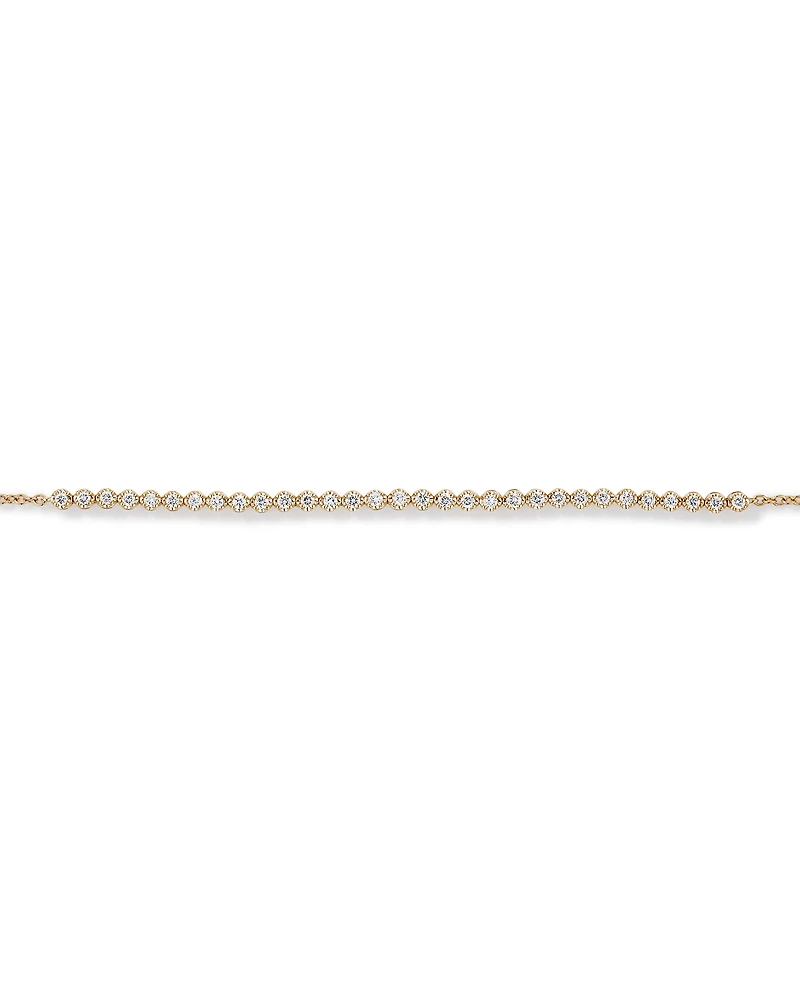 0.50 Carat TW Laboratory-Grown Diamond Tennis Bracelet in 10kt Yellow Gold