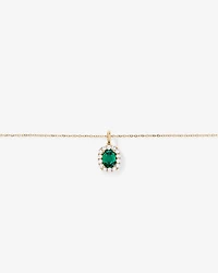 Création de la bague halo en diamant TW de 0,50 carat cultivée en laboratoire en or 10 carats