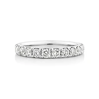 Evermore Wedding Band with 1 Carat TW Diamonds in 14kt White Gold