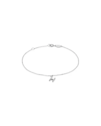 19cm (7.5") H Initial Bracelet in Sterling Silver