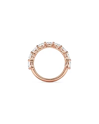 2.74TW Round Brilliant Laboratory-Grown Diamond Wedding Ring 14kt Rose Gold