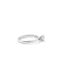 Carat TW Round Brilliant Solitaire Ring in Recycled Platinum