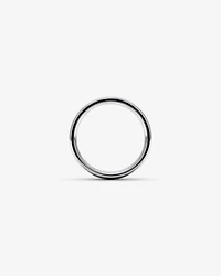 8mm Black Titanium Polished Dome Wedding Band