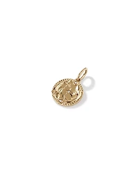 Diamond Accent Pisces Zodiac Pendant in 10kt Yellow Gold