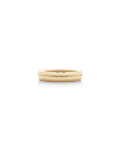 5mm High Domed Wedding Band in 10kt Yellow Gold
