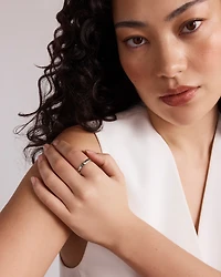 Signature Connect Linear Ring Sterling Silver