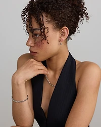 Boucles d’oreilles Euroball en argent sterling
