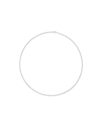 55cm (22") 3mm-3.5mm Width Oval Belcher Chain in Sterling Silver