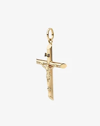 Crucifix Cross Pendant in 10kt Yellow Gold