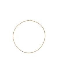 50cm (20") 2.95mm Width Semi Solid Diamond Cut Curb Chain in 10kt Yellow Gold