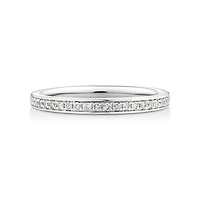 Wedding Band with 1/5 Carat TW of Diamonds in 14kt White Gold