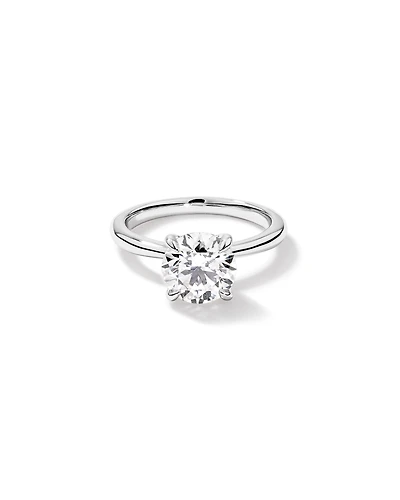 2.25 Carat Round Brilliant Laboratory-Grown Diamond Solitaire Ring in 14kt White Gold