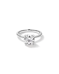 2.25 Carat Round Brilliant Laboratory-Grown Diamond Solitaire Ring in 14kt White Gold