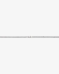 65cm (25") Oxidised Wheat Chain in Sterling Silver