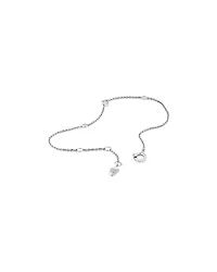 Station Bracelet with 0.10 Carat TW of Diamonds in Sterling Silver