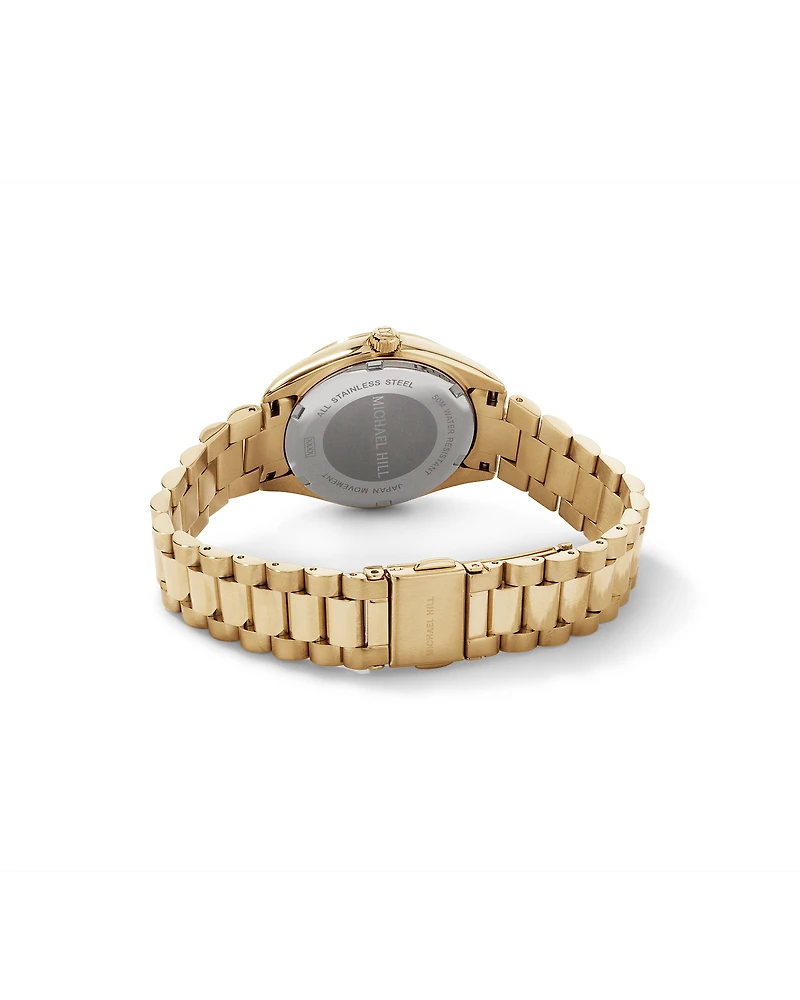 Ladies' 32.5mm Dress Watch in Gold-Tone Stainless Steel