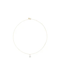 1.00 Carat TW Pear Cut Laboratory-Grown Diamond Solitaire Pendant in 10kt Yellow Gold