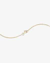 "Y" Initial Necklace with 0.10 Carat TW of Diamonds in 10kt Yellow Gold