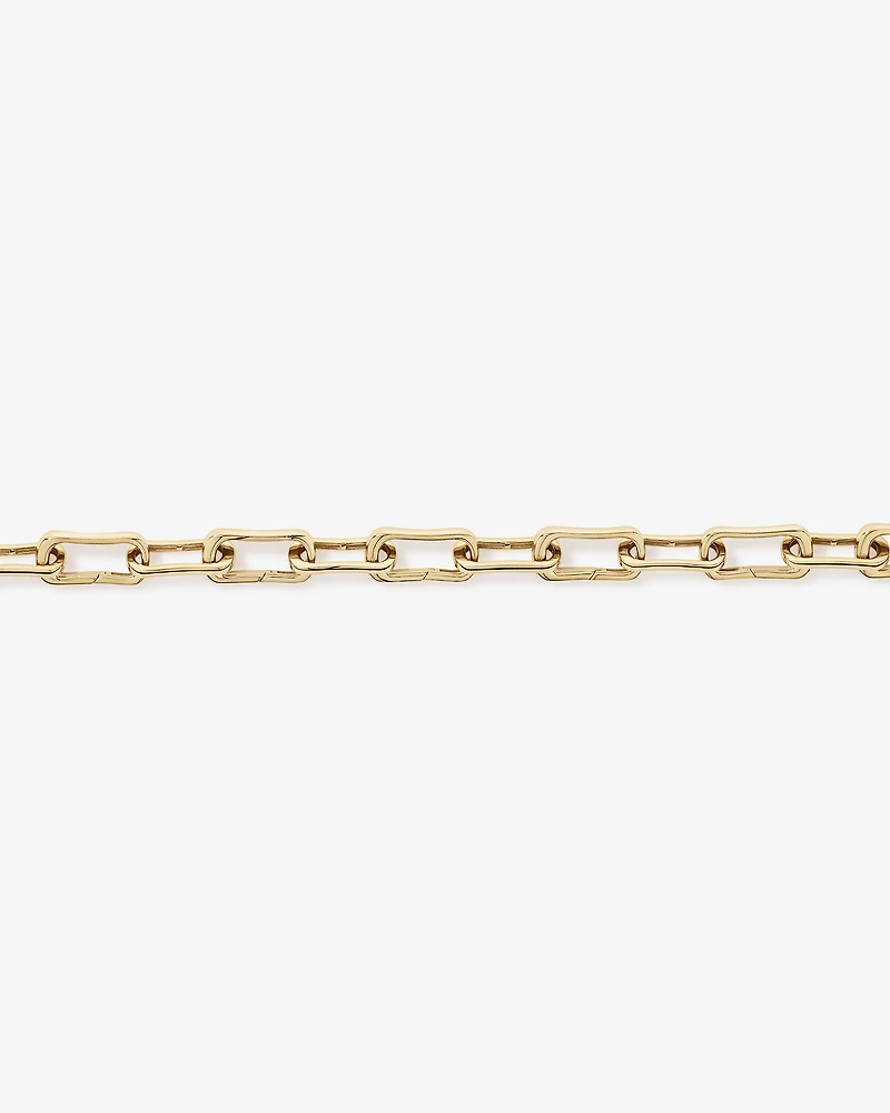 20.5cm (8.1") Alternate Clip Link Bracelet in 18kt Yellow Gold Vermeil