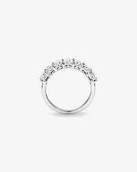 2.00 Carat TW Oval Laboratory-Grown Diamond Wedding Ring in 14kt White Gold