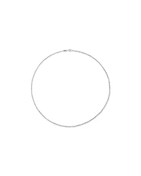 50cm (20") 2mm-2.5mm Width Belcher Chain in Sterling Silver